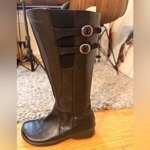 Keen Black Baby Bern Leather Boots